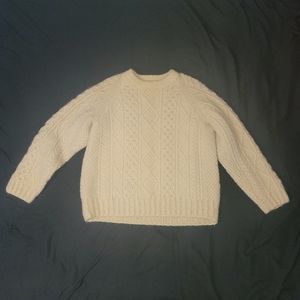 Aran Sweater 100% Wool